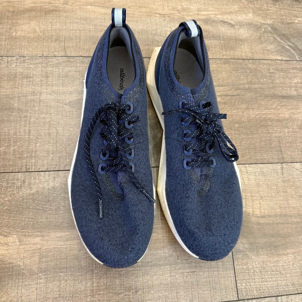 Allbirds Wool Runner Sneakers‎ Lightweight Blue Walking Shoes US 12